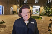 Η Υπουργός Πολιτισμού Λίνα Μενδώνη 