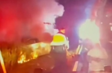 Συγκλονιστική διάσωση στο Νιού Τζέρσεϊ: Αστυνομικοί σώζουν οδηγό από φλεγόμενο αυτοκίνητο 