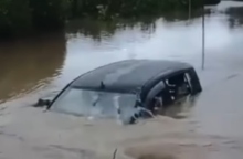Απεγκλωβισμός, αυτοκίνητο, πλημμυρα