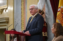 Ο Γερμανός ομοσπονδιακός πρόεδρος Φρανκ-Βάλτερ Σταϊνμάιερ 