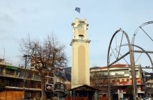 Η κεντρική πλατεία της Ξάνθης με το διάσημο ρολόι της © ΚΩΣΤΑΣ ΜΑΚΡΥΔΗΜΑΣ / EUROKINISSI  