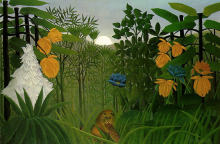 The Repast of the Lion, Henri Rousseau @wikipedia