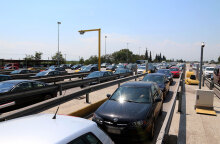 Αυξημένη κίνηση στα διόδια 