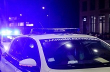 Περιπολικό της ΕΛ.ΑΣ. σε βραδινή περιπολία