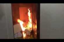 Ένταση στο λιμάνι - Φωτιά στα γραφεία της ANEK!