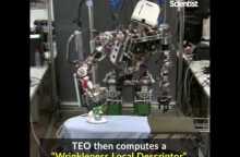 This robot will iron your clothes for you