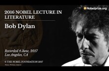 Bob Dylan 2016 Nobel Lecture in Literature