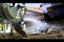 Turkey: Rescue operation at plane crash scene