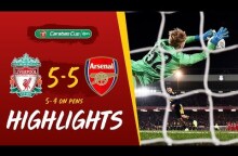 Liverpool 5-5 Arsenal (5-4 on penalties) Reds win dramatic 10-goal thriller | Highlights