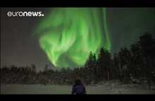 Φινλανδία: Εντυπωσιακές εικόνες από το βόρειο σέλας
