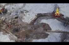 hotel rigopiano farindola operazioni vigili del fuoco drone