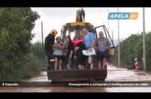 2016 9 7 Πλημμύρες στη Σκάλα   Απεγκλωβισμός