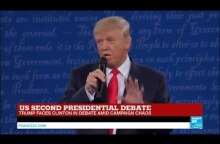 US Presidential Debate - Donald Trump slams Bill Clinton "he was abusive to women"
