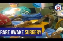 WATCH: The moment jazz star Musa Manzini plays his guitar during rare awake brain surgery