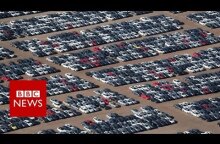 Volkswagen's car 'graveyard' in California - BBC News