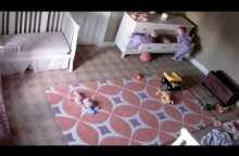 Two year old miraculously saves twin brother (full video)