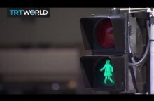 International Women's Day: Female figures used for traffic lights