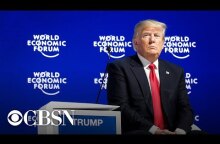 President Trump Speaks At The World Economic Forum in Davos, Switzerland