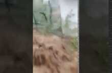 Ορμητικός χείμαρρος στο Λεσίνι Οινιάδων