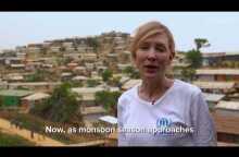 Cate Blanchett visits Rohingya refugees in Bangladesh