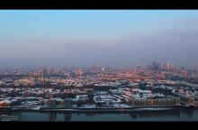 Timelapse video of London waking up to a blanket of snow