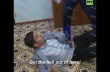 ‘None of your business’: Russian official knocks TV reporter to the ground over tough question