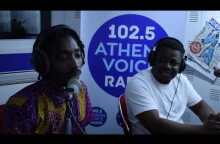 Moose και Νέγρος του Μοριά στο στούντιο του Athens Voice Radio 102.5