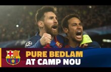 FC Barcelona - PSG (6-1): Final celebrations at Camp Nou