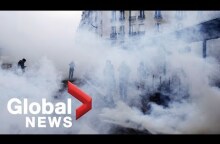 Paris descends into chaos on anniversary of 'Yellow Vests' protests