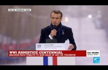 WWI armistice centennial: Macron's speech