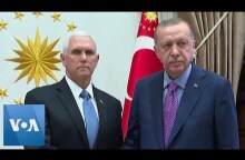 US VP Pence Meets Turkey's President Erdogan, Announces Cease-fire in Turkish Assault in Syria