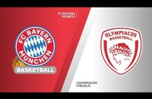 FC Bayern Munich - Olympiacos Piraeus Highlights | Turkish Airlines EuroLeague, RS Round 9