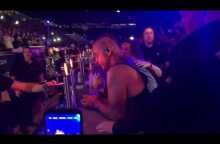 Rammstein vocalist Till Lindemann drinking beer In Barcelona, Spain 2019 June 1st