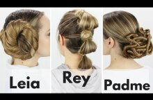 3 Iconic Star Wars Hairstyles Tutorial!