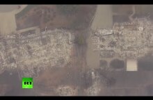 Paradise Lost: Drone footage shows scale of devastation left by California fires
