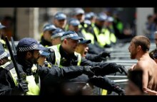 Watch again: Black Lives Matter demo and counter protest take place in London