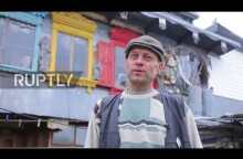 What a rubbish house! Belarusian builds home out of TRASH