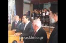 Λιποθυμιά στην ομιλία Τσίπρα