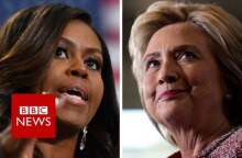 Hillary Clinton's not-so-secret weapon: Michelle Obama - BBC News