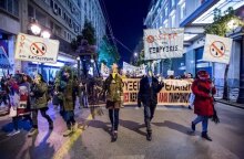 Πορεία ενάντια στις εξορύξεις υδρογονανθράκων