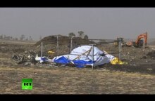Boeing 737 Max 8 aircraft crash site (Streamed Live)
