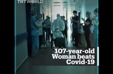 107-year-old Woman beats Covid 19