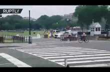 GRAPHIC: Man sets himself on fire near White House