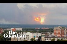 Explosions rock Russian ammunition depot in Siberia