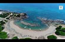 Το "δίδυμο αδερφάκι" της Βοϊδοκοιλιάς. Δεν πιάνει ποτέ κύμα. Μεσσηνία Drone