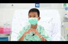 12 Boys and Coach at Hospital