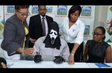 Lottery winner claims prize in Scream mask to hide identity