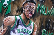 Βανδαλισμοί στο γκράφιτι του Γιάννη Αντετοκούνμπο