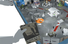 Η μακέτα του περιπτέρου του Υπουργείου Πολιτισμού και Τουρισμού στη ΔΕΘ