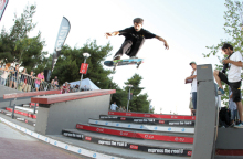 Ο νικητής Giorgio Ζάβος σε big pop shot